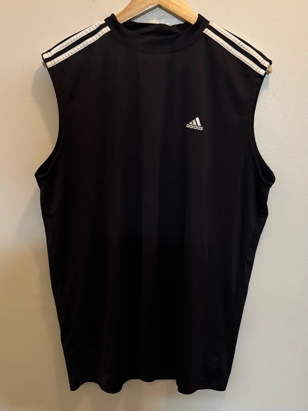 Adidas Men’s Black Sleeveless Shirt Tank Top Size Extra Large
